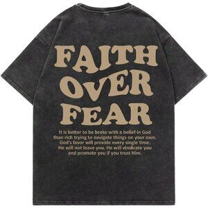 🆕Brand New - Men's Black Letter Graphic T Shirts